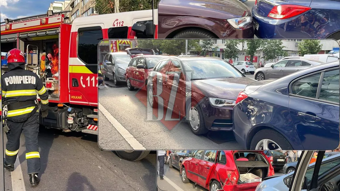 Carambol pe șoseaua Păcurari, municipiul Iași. Patru autoturisme au fost implicate - EXCLUSIV, FOTO/VIDEO, UPDATE