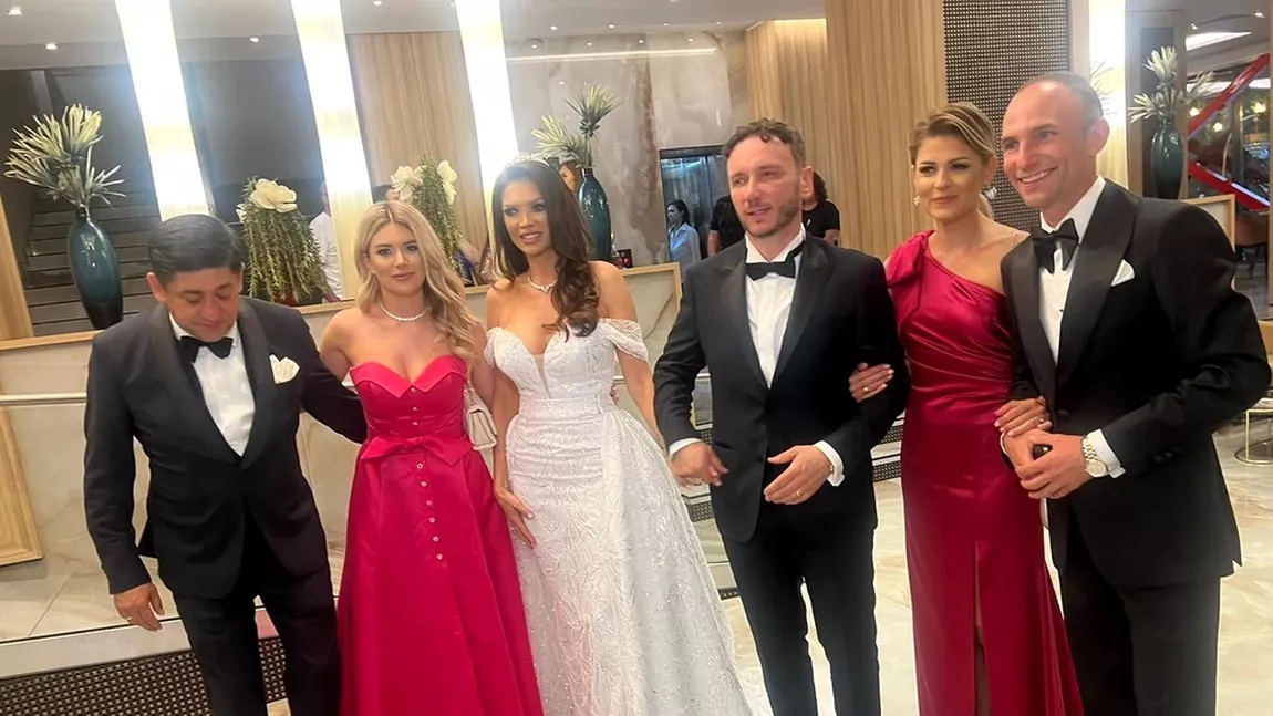 Cristina Spătar a avut parte de o nuntă regală în weekend. Unde vor merge mirii în luna de miere