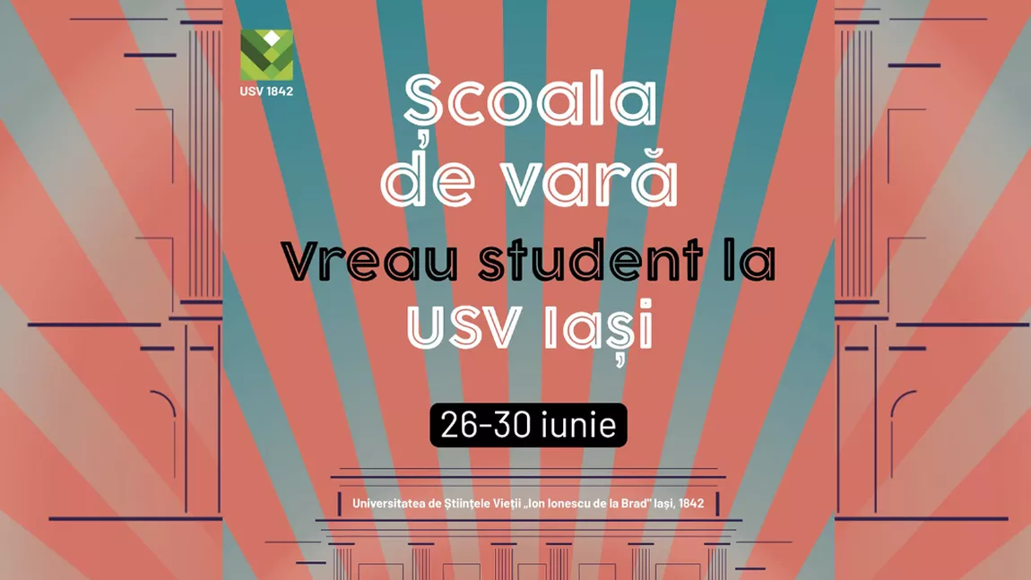 Școală de vară „Vreau student la USV Iași”
