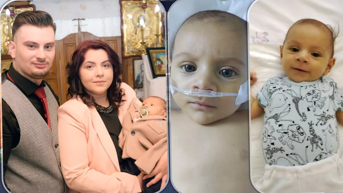 Un bebeluș de patru luni a devenit material didactic pentru medicii rezidenți. Matthias s-a născut cu cinci malformații, iar operația care-i oferă o șansă la viață costă 20.000 de euro - FOTO