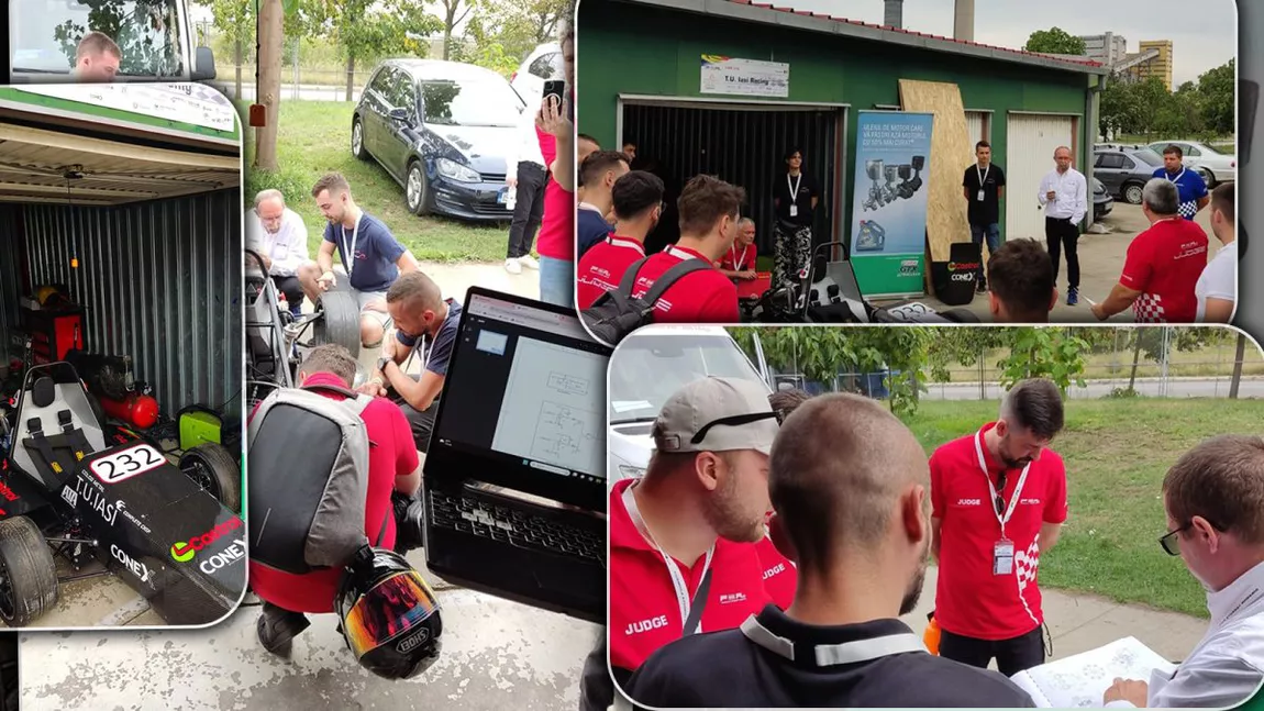 Mașina de curse creată de studenții Universității Tehnice „Gheorghe Asachi” din Iași a fost prezentată la una dintre cele mai mari competiții de Formula 1! – FOTO