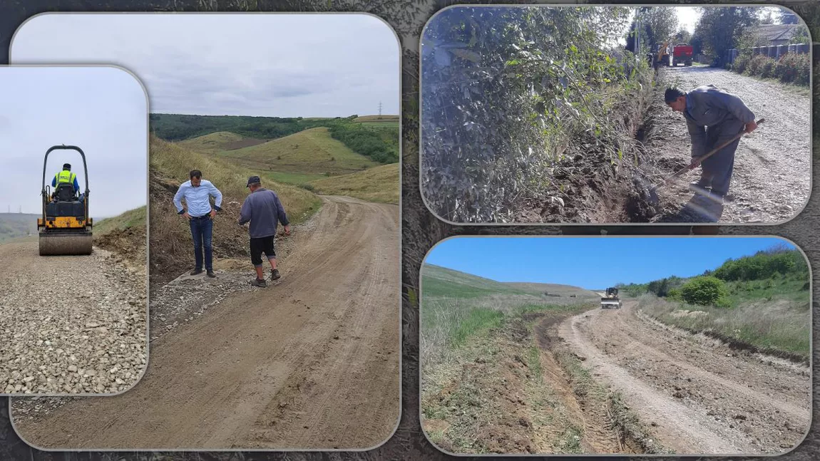Un drum comunal de lângă municipiul Iași va fi reabilitat! Investiția este de 1,6 milioane de euro - FOTO