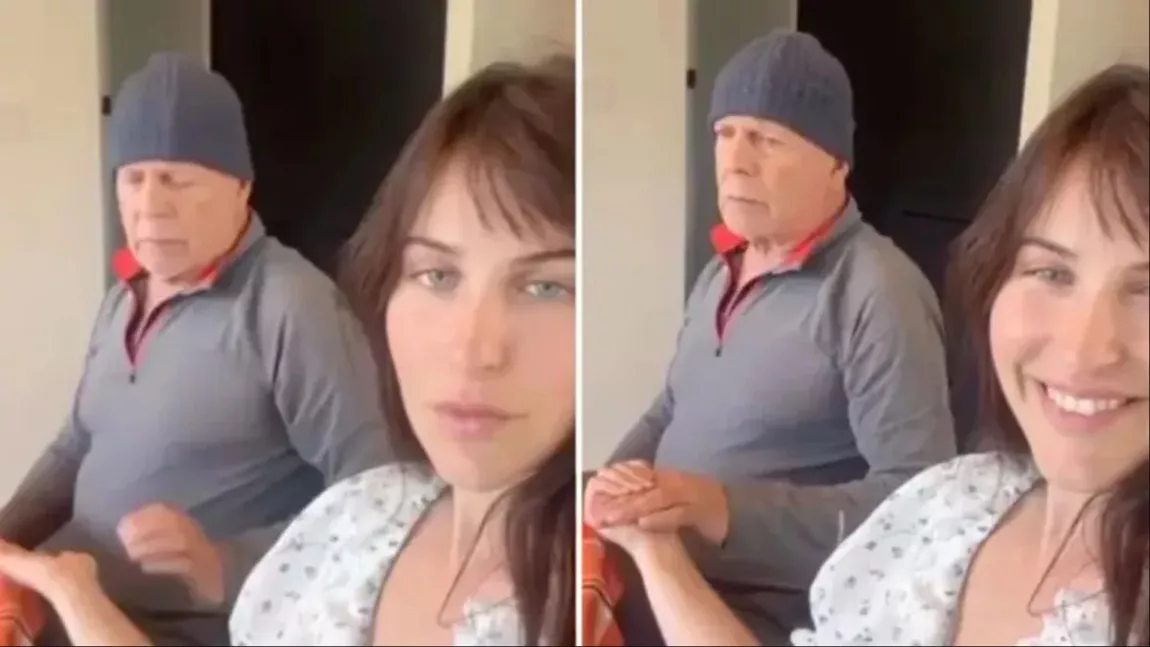 Ultimele imagini cu Bruce Willis, postate de Ziua Recunoștinței. Actorul nu pare conștient de ce se întâmplă cu el