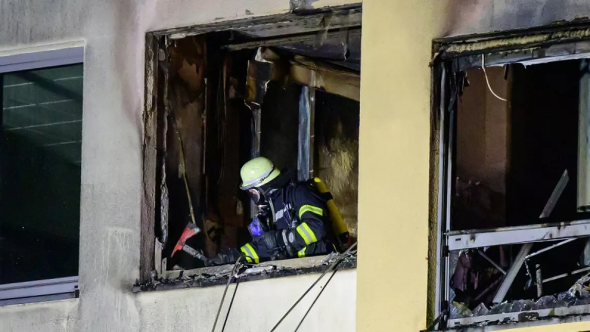 Incendiu la un spital din Germania. Un bărbat a murit şi 22 de persoane au fost rănite
