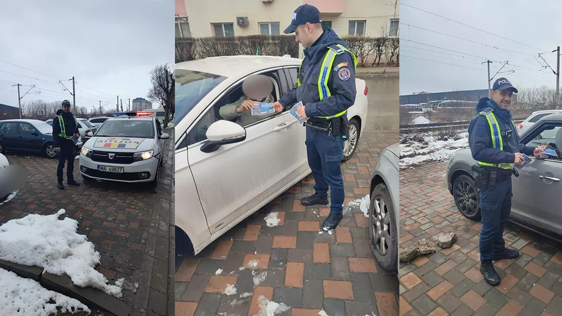 Poliţiştii de la Transporturi Iași au acționat în zona trecerilor la nivel cu cale ferată - FOTO