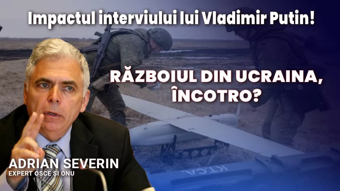 LIVE VIDEO - Prof. univ. dr. Adrian Severin, fost ministru al Afacerilor Externe, europarlamentar, expert ONU și OSCE într-o nouă intervenție de impact la BZI LIVE despre punctele importante legate de geopolitică și geostrategie