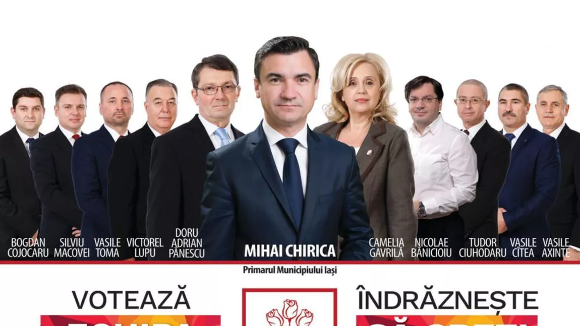 Ăștia sunt liderii PSD Iași! În 2016 îl pupau pe Mihai Chirica, șeful lor! Erau încolonați ca niște vasali - FOTO