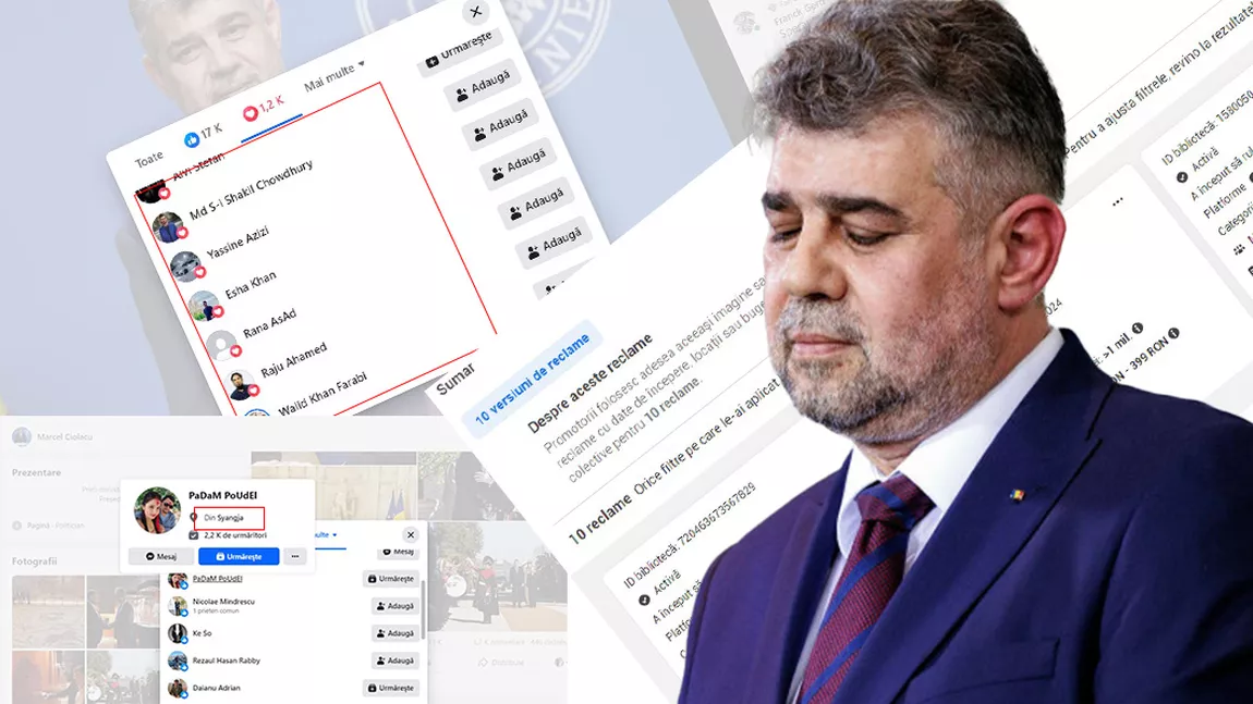 Fabrică de troli în spatele lui Marcel Ciolacu?! Postările premierului PSD-ist like-uite de pakistanezi și indieni - FOTO