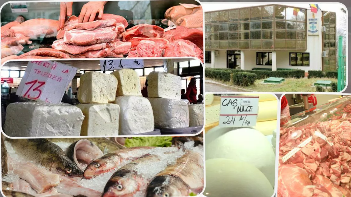 Sute de kilograme de pește, carne și produse lactate, retrase de la comercializare în Iași. DSVSA a aplicat amenzi în valoare de 153.200 de lei - FOTO