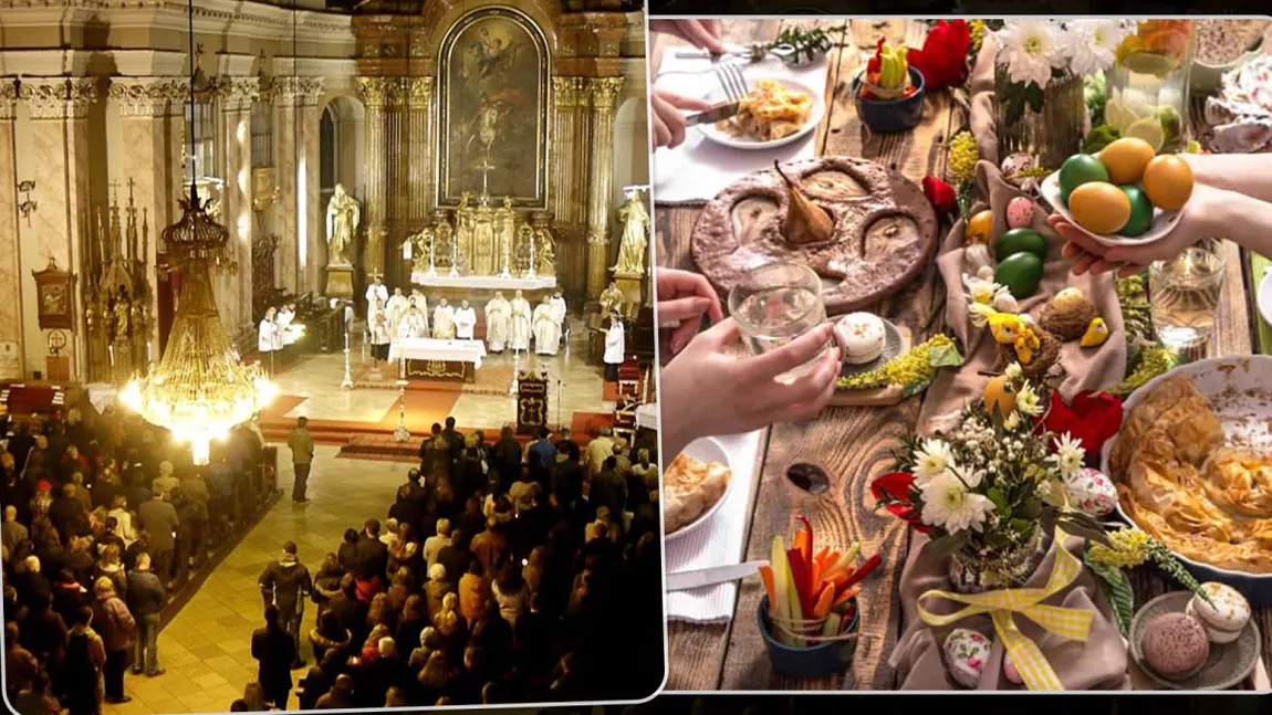 Creștinii catolici și protestanți celebrează Paștele! Care sunt tradițiile și obiceiurile ce se respectă cu ocazia celei mai importante sărbători creștine - FOTO