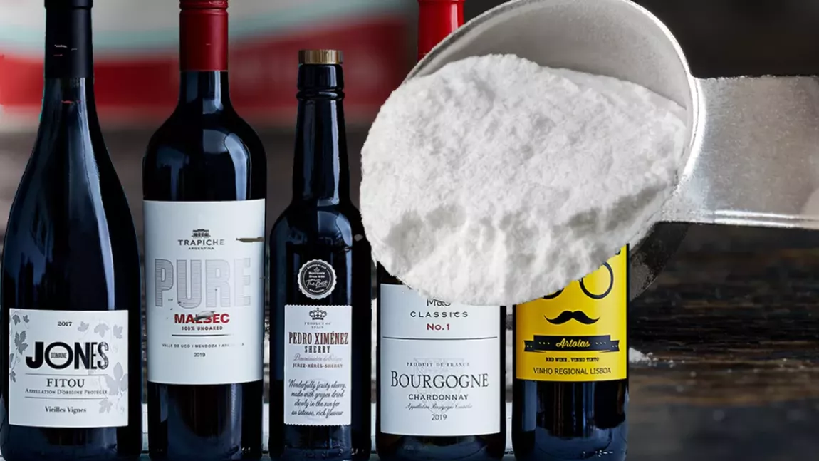 De ce e bine să pui bicarbonat de sodiu în vin? Secretul cunoscut doar de experți în domeniu
