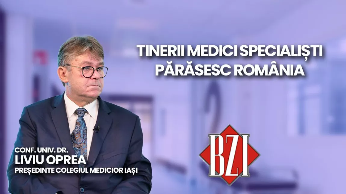 LIVE VIDEO - Conf. univ. dr. Liviu Oprea, președintele Colegiului Medicilor Iaşi discută în emisiunea BZI LIVE despre un nou val al plecărilor medicilor specialiști în alte țări - FOTO