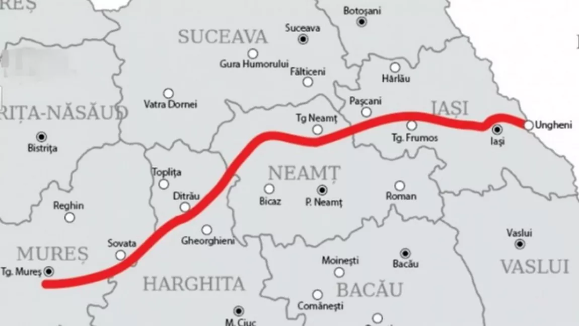 Noi detalii despre Autostrada Unirii - A8. S-a ajuns la lotul montan, care va avea 7 tuneluri