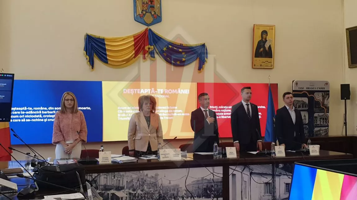 Ultima ședință înainte de alegerile locale la Palatul Roznovanu din Iași! Aleșii au aprobat proiectul privind restaurarea statuii domnitorului Ștefan cel Mare - FOTO, LIVE VIDEO, UPDATE