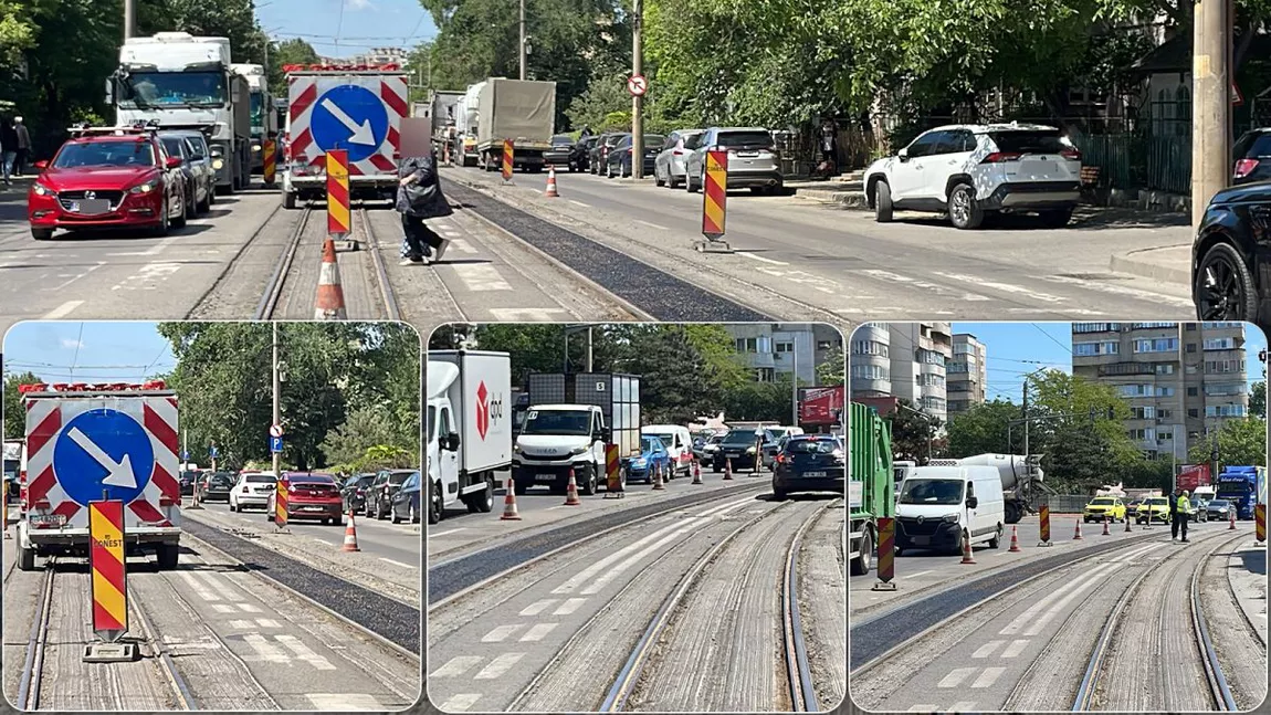 Lucrările din Canta au paralizat traficul spre ieșirea din Iași. Șoferii de TIR au înnebunit când au văzut ce aglomerație îi așteaptă: „Parcă suntem pedepsiți să circulăm pe aici” - FOTO/VIDEO