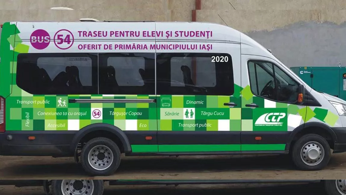 CTP Iași cumpără cinci microbuze secondhand. Unul dintre acestea va fi folosit pentru ghiduri turistice