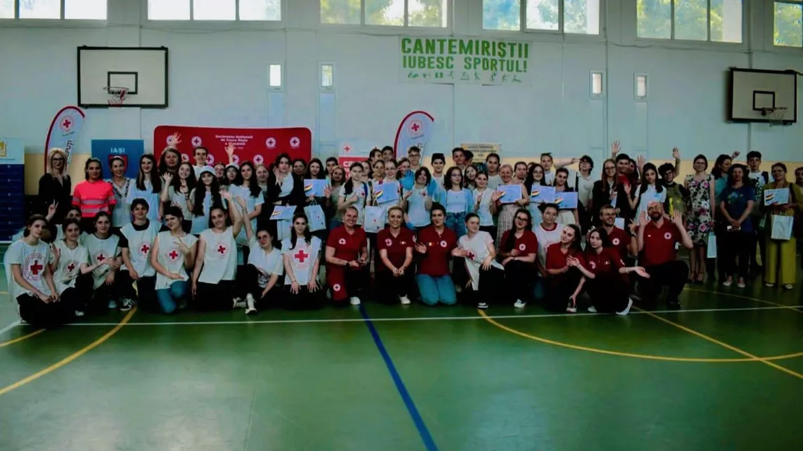 Concursul de educație pentru sănătate și prim ajutor „Sanitarii pricepuți” a avut loc la Liceul Teoretic „Dimitrie Cantemir” Iași