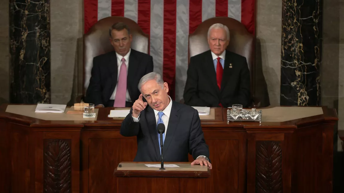 Premierul israelian Benjamin Netanyahu i-a numit pe protestatarii anti-război „idioţii utili ai Iranului