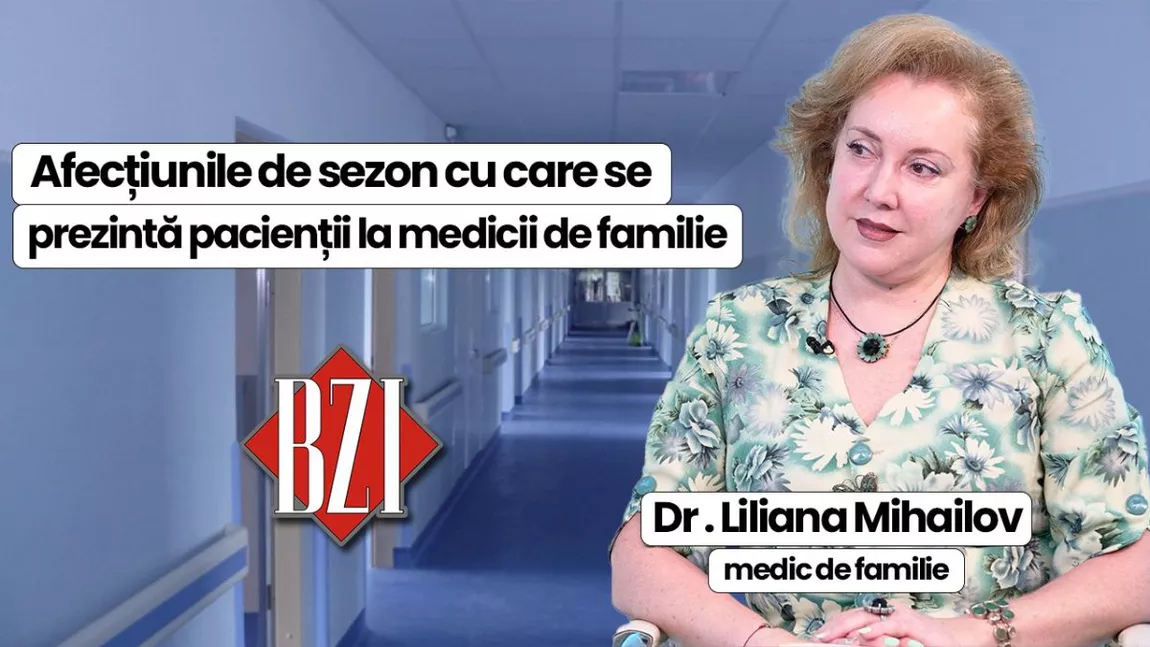 Dr. Liliana Mihailov-medic primar de medicină de familie, vine în platoul BZI LIVE să discute despre afecțiunile cu care se confruntă pacienții pe perioada de vară