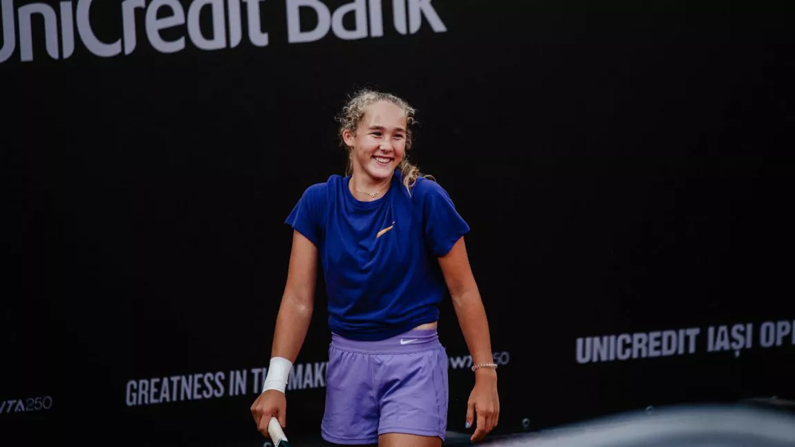 Jucătoare de top la turneul de tenis feminin Iași Open. Rusoaica Mirra Andreeva, de 17 ani, este printre marile favorite