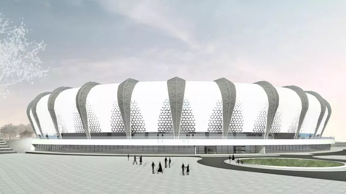 Iată cum va arăta noul stadion al Iașului. Arena va avea 24.000 locuri și va costa 113 milioane de euro