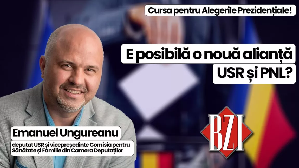 LIVE VIDEO - Incisivul deputat USR, Emanuel Ungureanu, într-o nouă emisiune-dialog BZI LIVE specială despre cele mai fierbinți subiecte