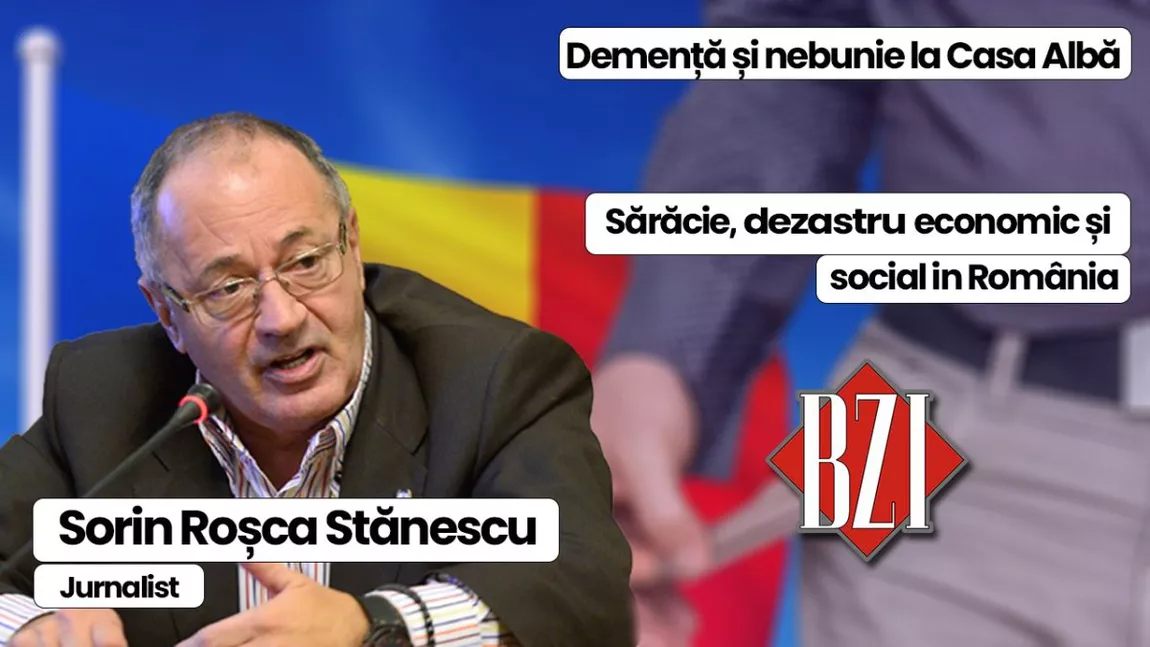 LIVE VIDEO - O nouă emisiune BZI LIVE alături de nașul presei din România, senior-jurnalistul Sorin Roșca Stănescu de la șocul tentativei de asasinat asupra lui D. Trump, tratatul semnat cu Ucraina în SUA, cursa pentru Palatul Cotroceni și viitorul Uniunii Europene