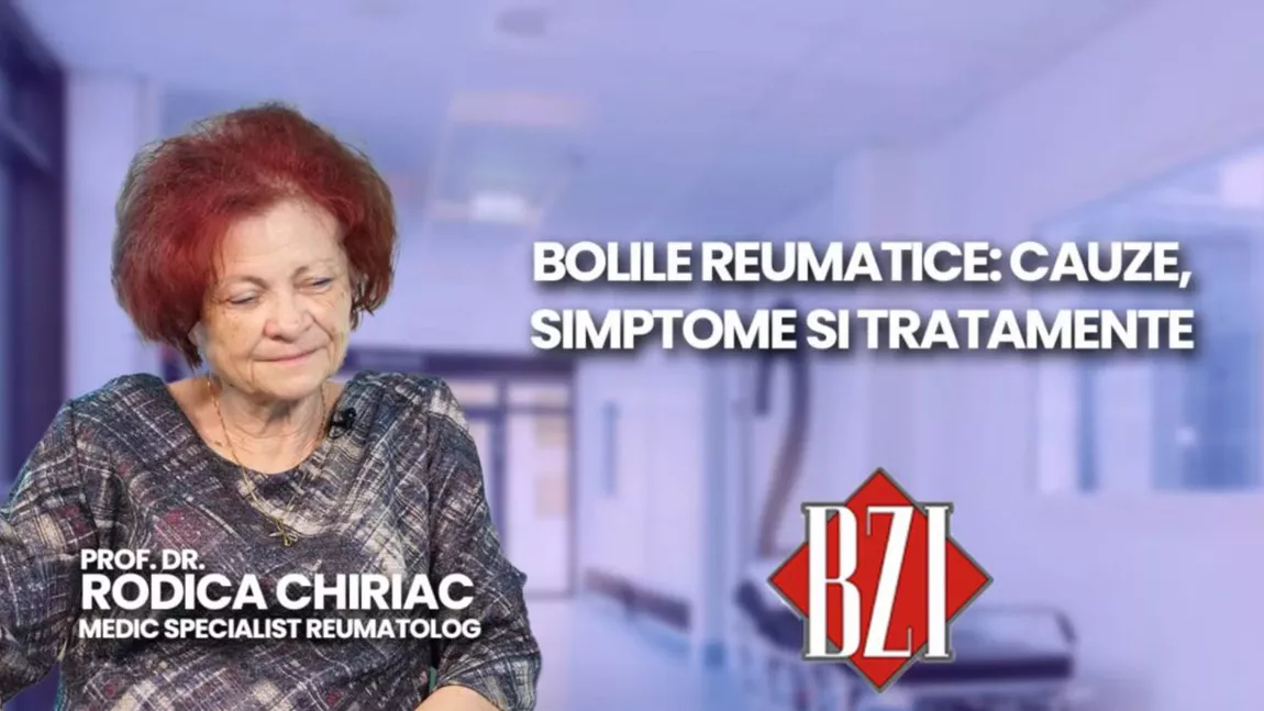 LIVE VIDEO - Prof. Dr. Rodica Chiriac, medic specialist reumatolog, discutată în emisiunea BZI LIVE despre bolile reumatice. De ce apar și cum pot fi combătute?