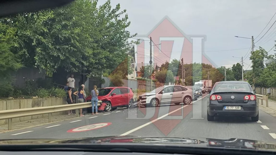 Accident rutier în județul Iași! Au fost implicate două autoturisme în coliziune