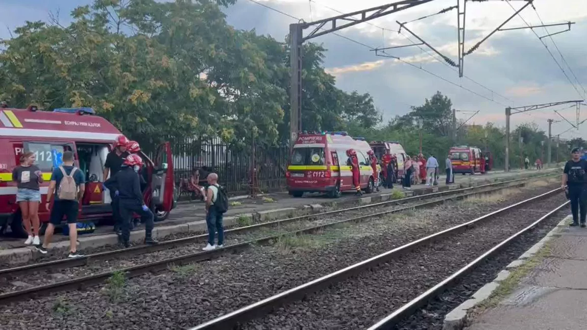 Motivul accidentului feroviar din Gara Basarab. 15 persoane au fost rănite, iar 8 dintre ele au ajuns la spital