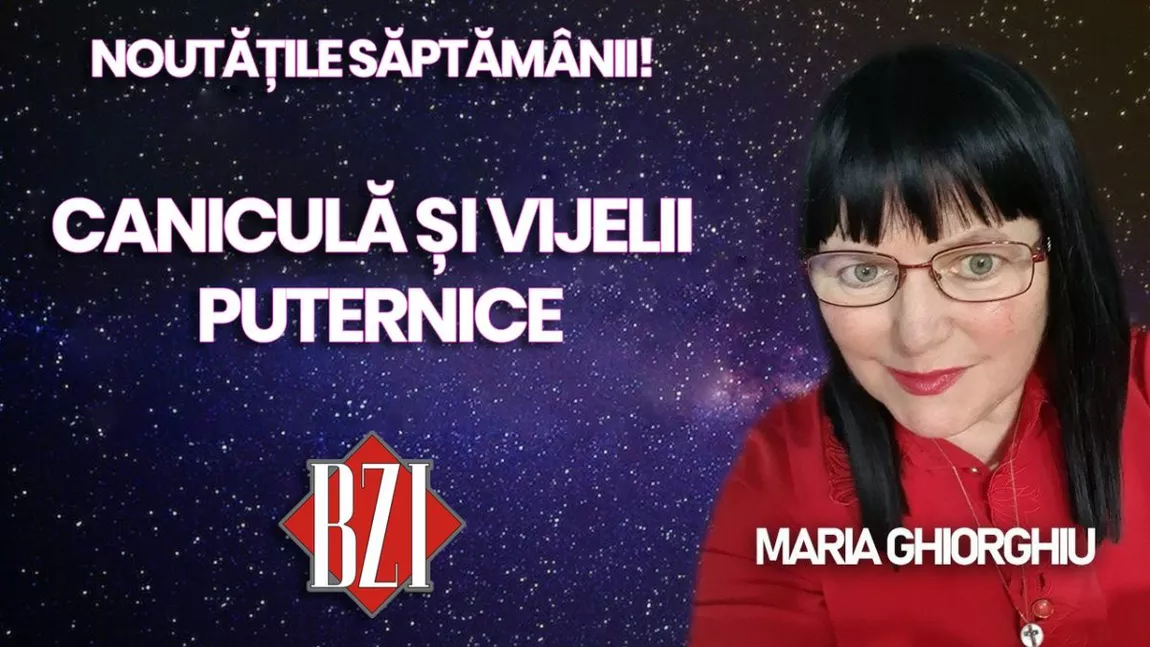 Noutățile săptămânii cu Maria Ghiorghiu la BZI LIVE