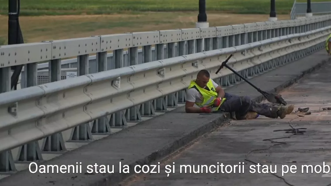 George Simion, revoltat după ce a găsit la podul peste Dunăre: „La Brăila, 3 muncesc și 7 stau pe mobil” - VIDEO