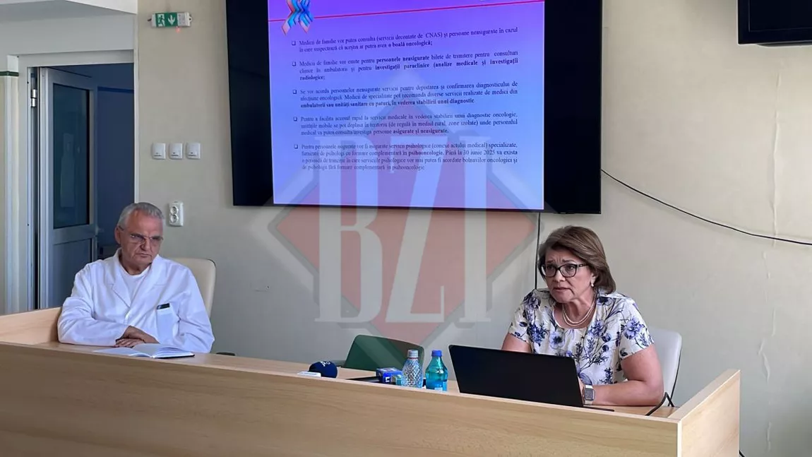 Ec. Mirela Grosu, managerul Institutului Regional de Oncologie din Iași, prezintă modificările legislative cu aplicare în specialitatea oncologică, intrate în vigoare de la 1 iulie 2024