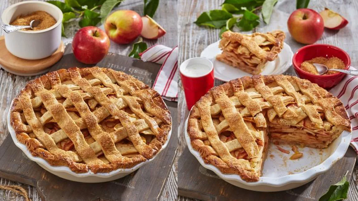 Plăcintă americană cu mere. Cum se prepară acest inedit desert