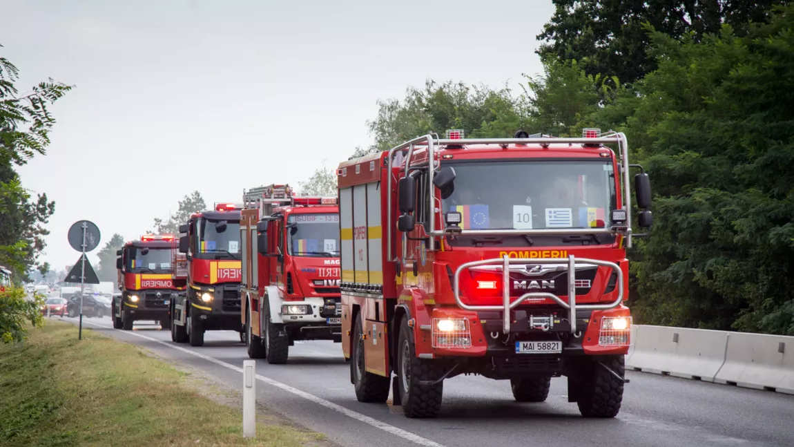 Pompierii din România vor merge și în această vară în Grecia pentru a combate incendiile de vegetație