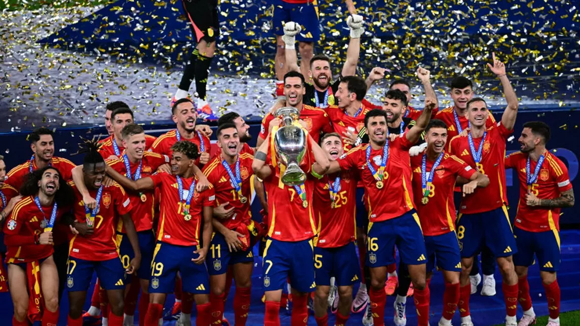 Spania a devenit noua campioană a Europei la fotbal. A câștigat cu 2-1 în fața Angliei