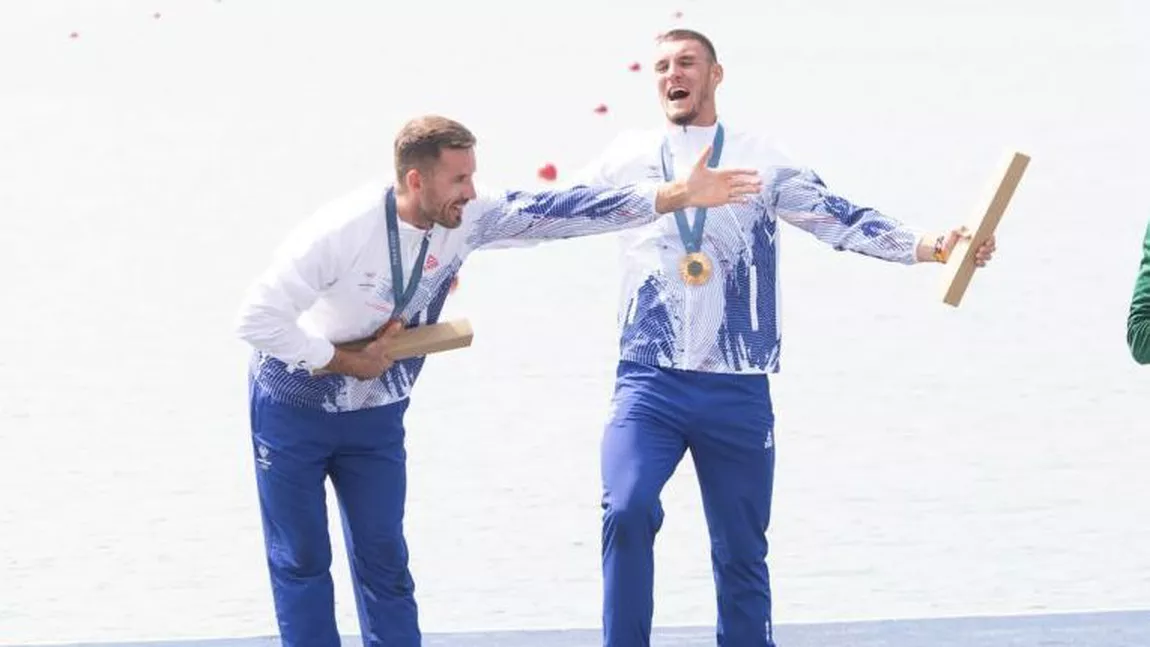 Cornea Andrei și Florin Enache au câștigat medaliile de aur la proba de dublu vâsle masculin de la Jocurile Olimpice