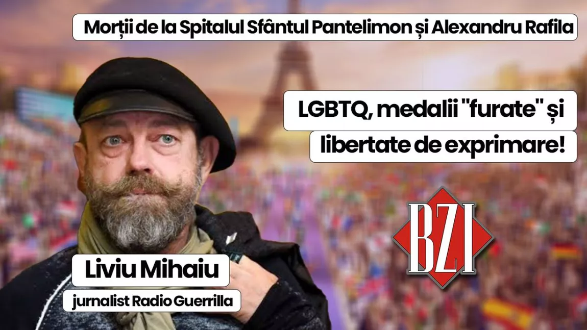 Cunoscutul și incisivul jurnalist Liviu Mihaiu - Radio Guerrilla într-o producție media BZI LIVE de maxim impact și actualitate