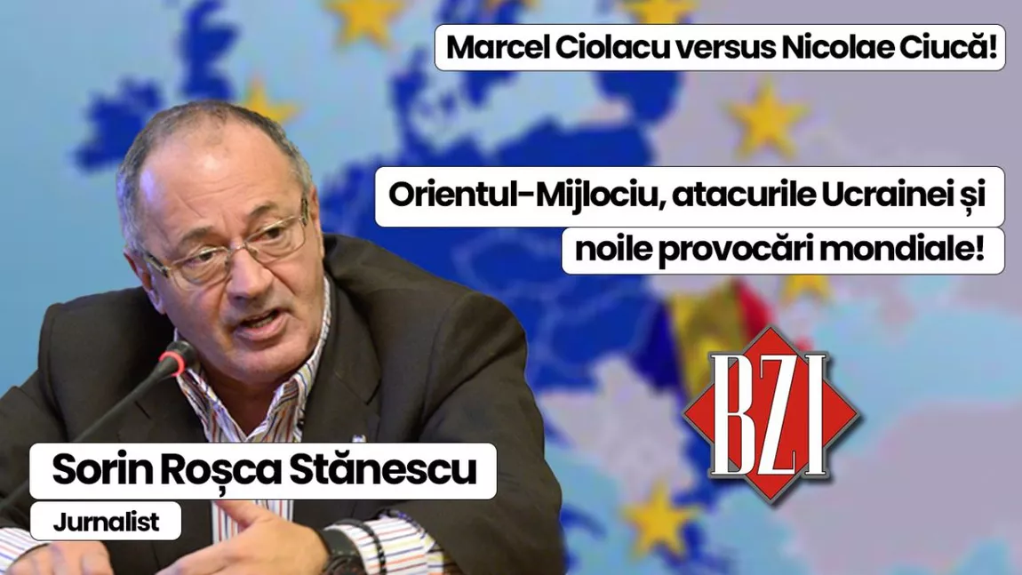 Nasul presei din România, senior - jurnalistul Sorin Roșca Stănescu, revine în forță la BZI LIVE într-un dialog de zile mari