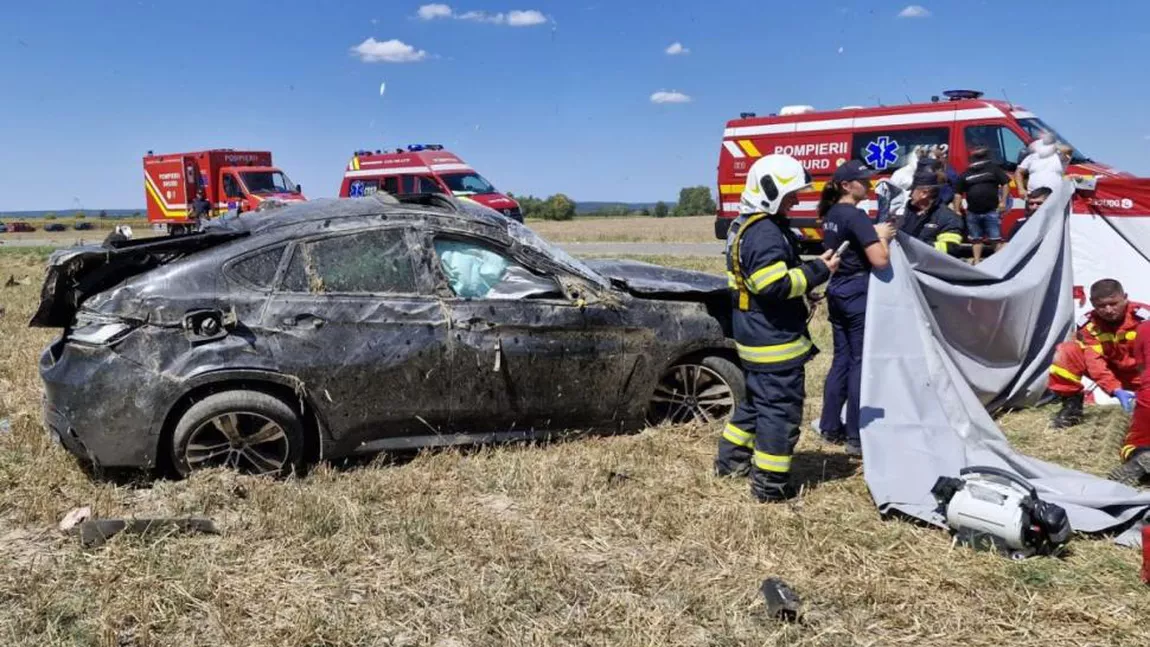 Accident rutier mortal în Bihor. Doi adulţi şi o fetiţă au murit