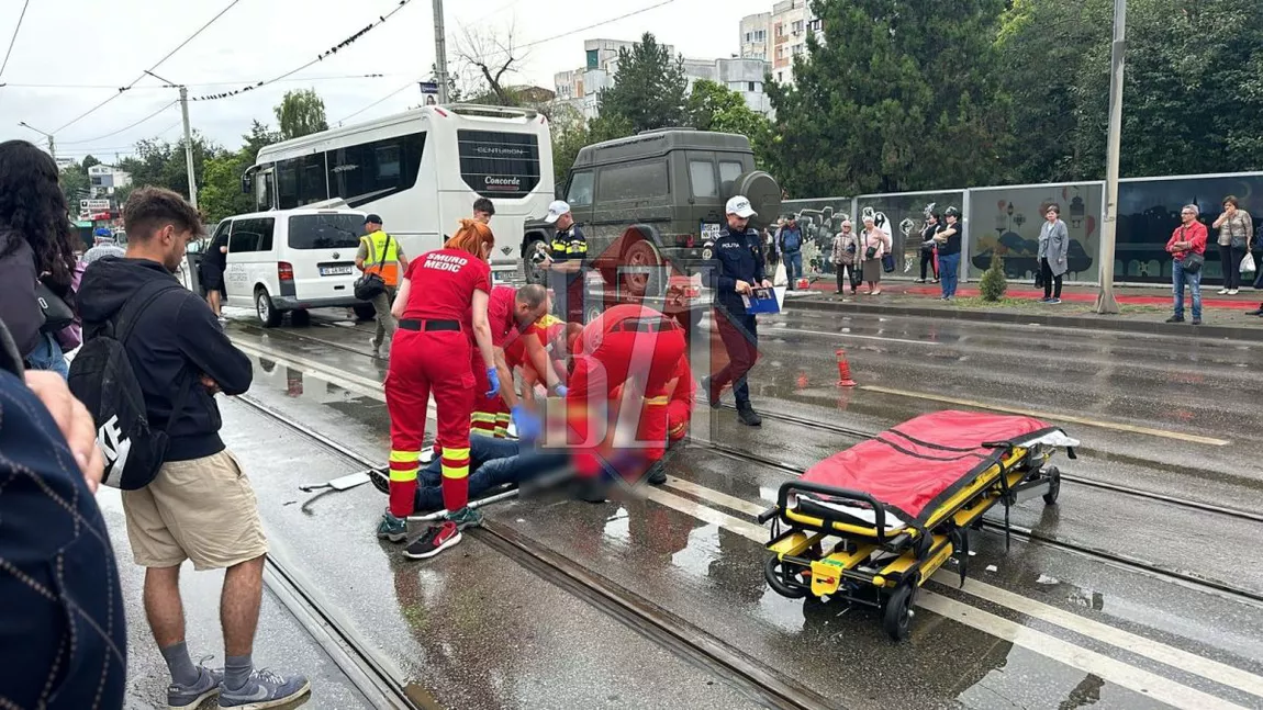 Accident rutier în Nicolina! Un bărbat a fost lovit de un autoturism