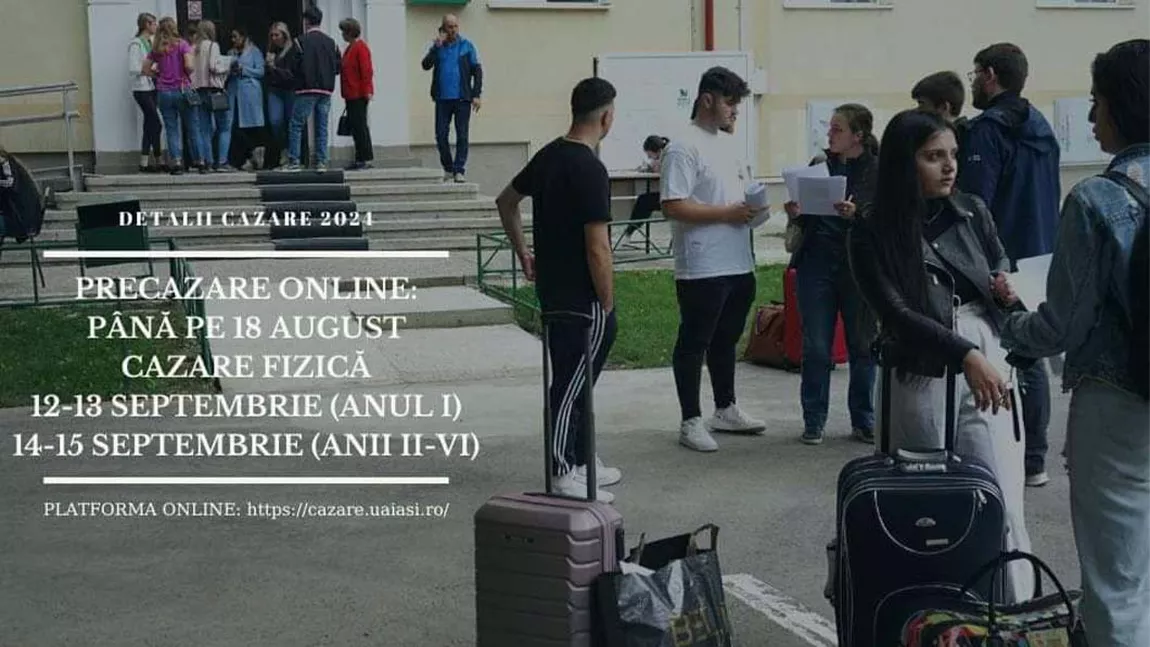 Ce trebuie să facă studenții care vor cazare în căminele Universității de Științele Vieții „Ion Ionescu de la Brad” Iași