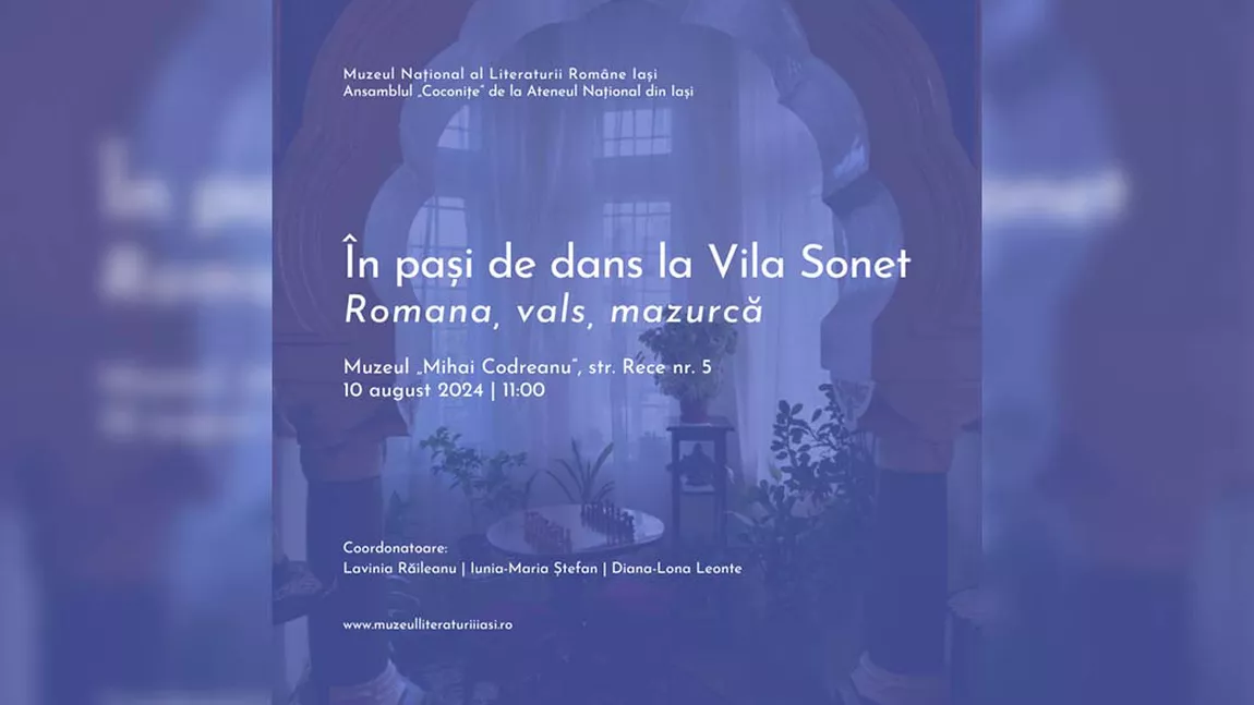 54 de ani de la deschiderea Muzeului „Mihai Codreanu”. Ce momente artistice vor marca sărbătoarea la Ateneul Național din Iași