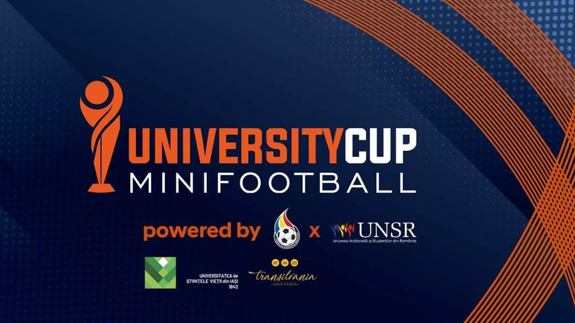 Uniunea Națională a Studenților din România organizează Campionatul UniversityCup-Minifootball, la USV Iași