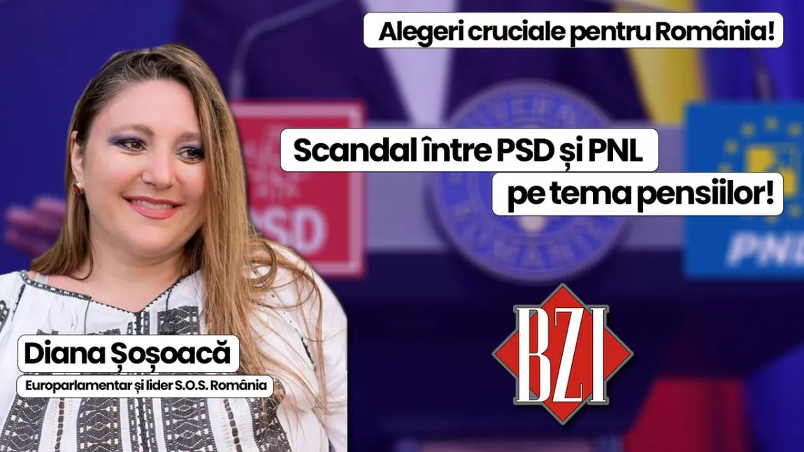 Europarlamentarul român Diana Șoșoacă și liderul S.O.S. România într-o nouă producție media BZI LIVE specială