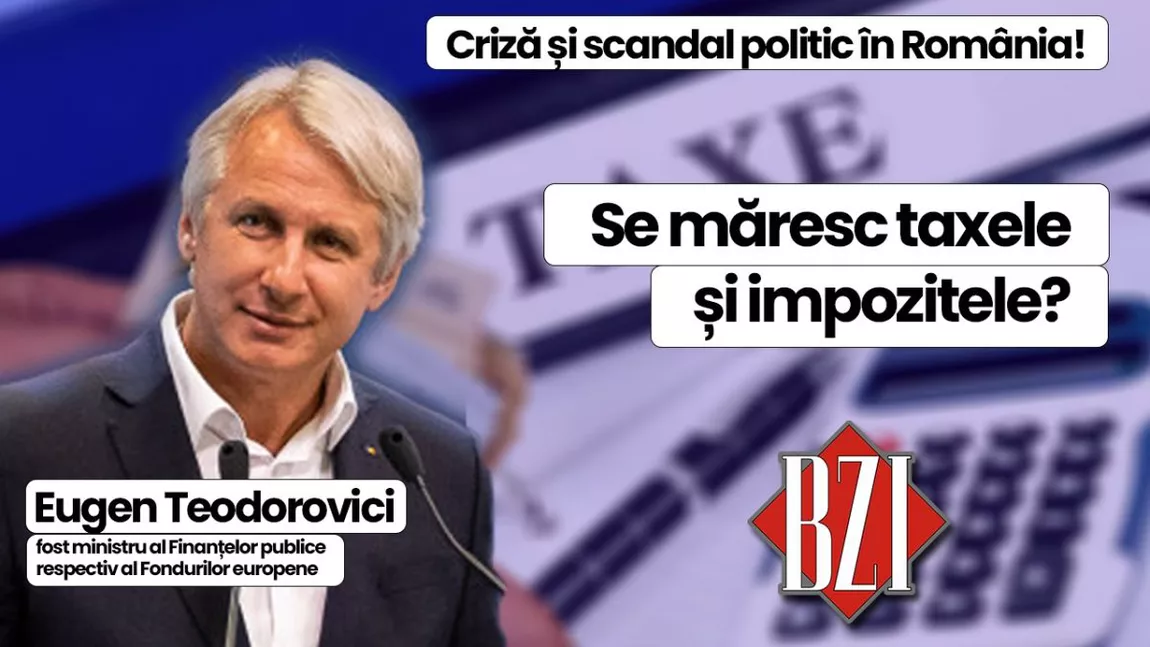 Eugen Teodorovici, fost ministru al Finanțelor publice respectiv al Fondurilor europene, analizează la BZI LIVE cele mai fierbinți subiecte ale momentului