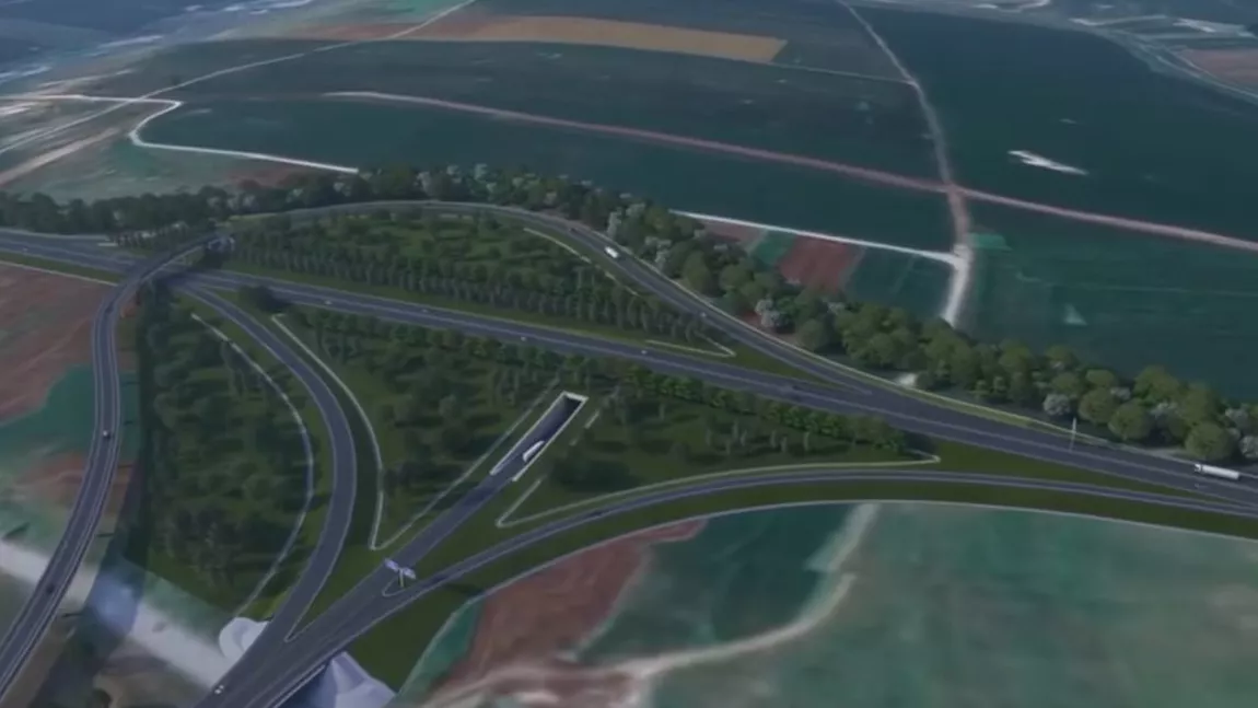 Cum arată nodurile de la Lețcani și Horlești a Autostrăzii A8? Animație grafică - VIDEO