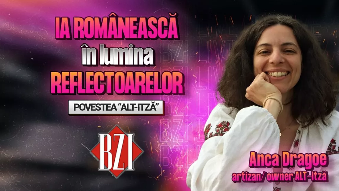 Ii tradiționale românești realizate manual! Anca Dragoe, artizan owner ALT-itză, povestește pentru BZI LIVE despre arta cusutului