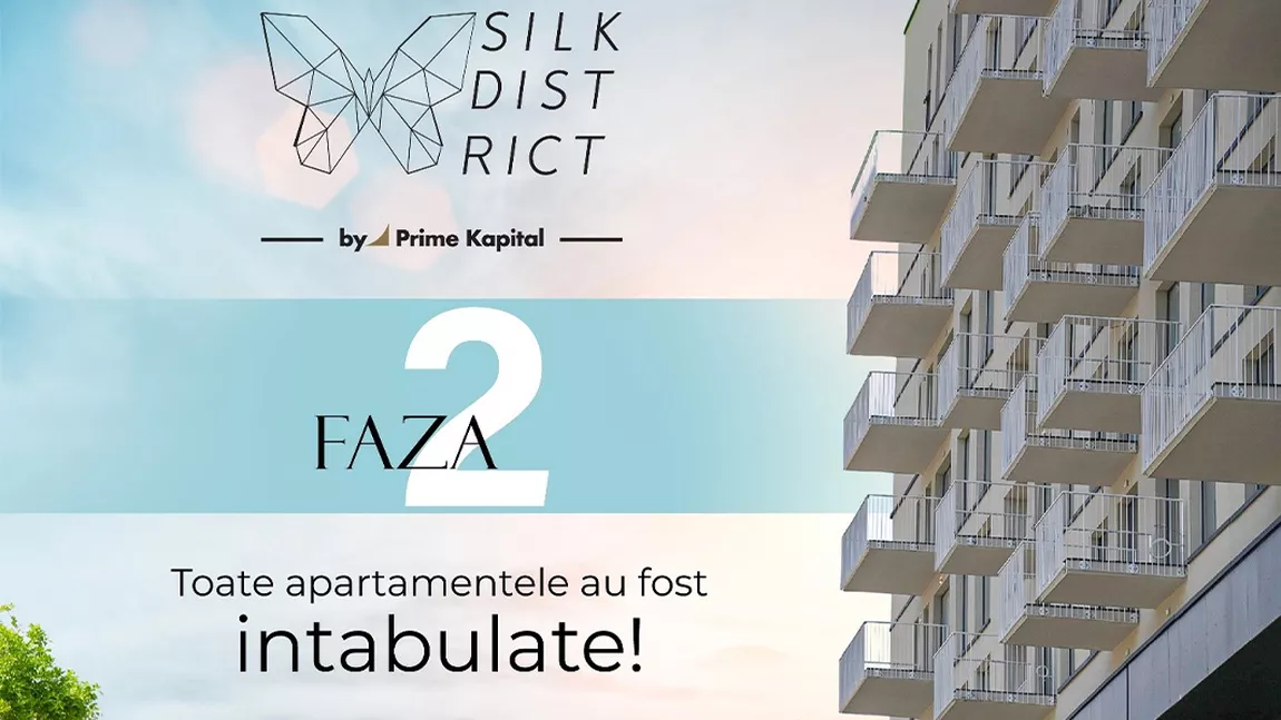 Silk District: Apartamentele din Faza 2 au fost intabulate și sunt gata să își primească noii proprietari