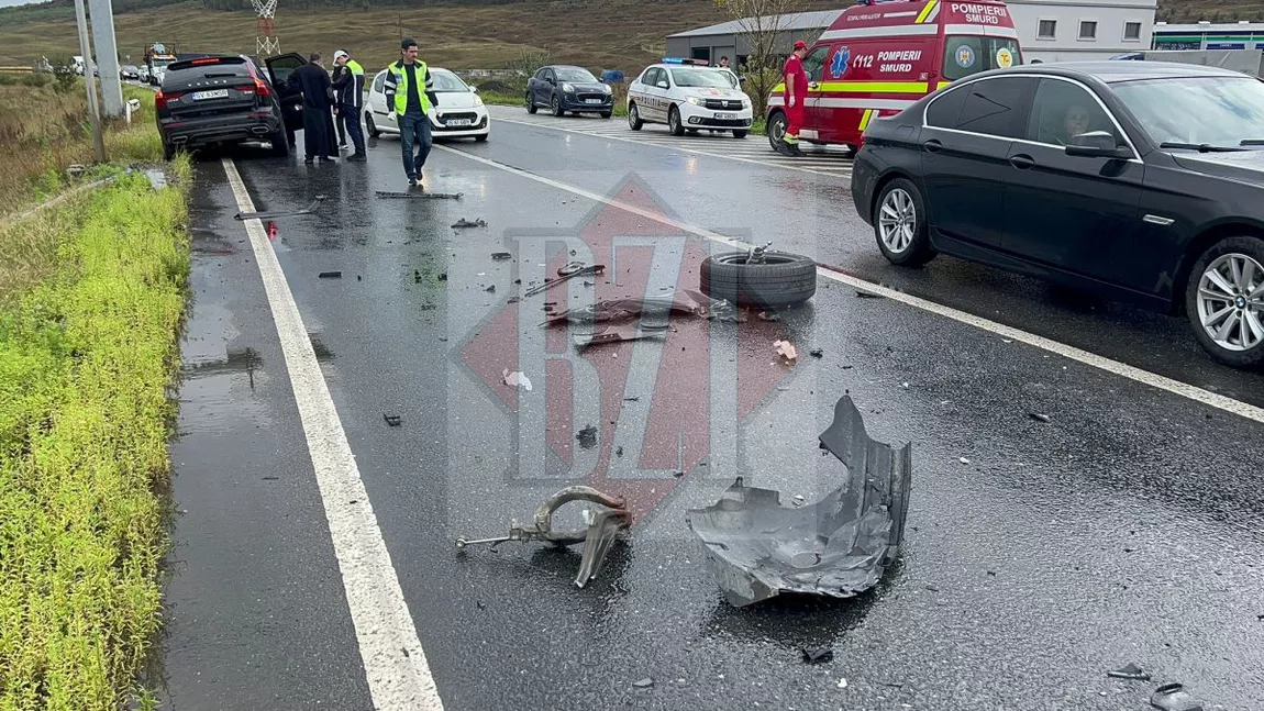 Accident rutier violent pe centura Iașului. Trei preoți aflați într-un Volvo au fost implicați - EXCLUSIV, FOTO, VIDEO, UPDATE